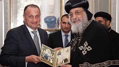 رئيس مجلس الشيوخ الفرنسي يعرب عن تقديره للكنيسة المصرية لما لها من ثقل ديني وتاريخي كبير