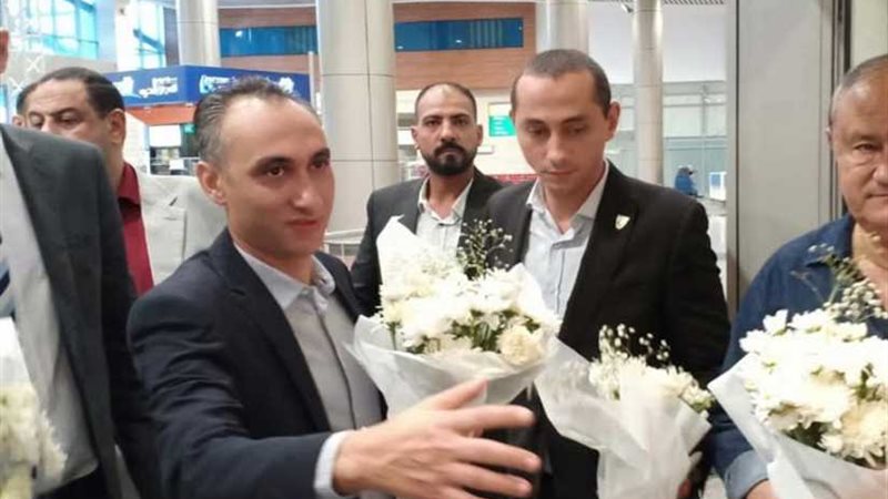 وفد من الرياضة لاستقبال