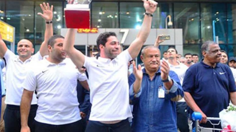 استقبال أسطورى لفريق