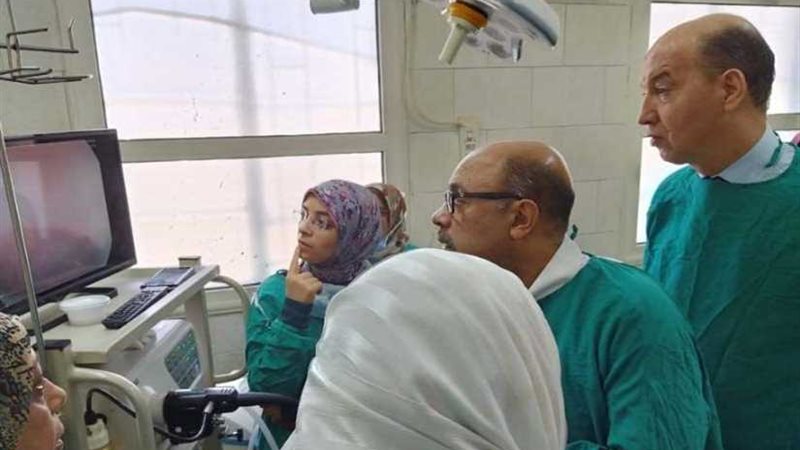 افتتاح وحدة مناظير