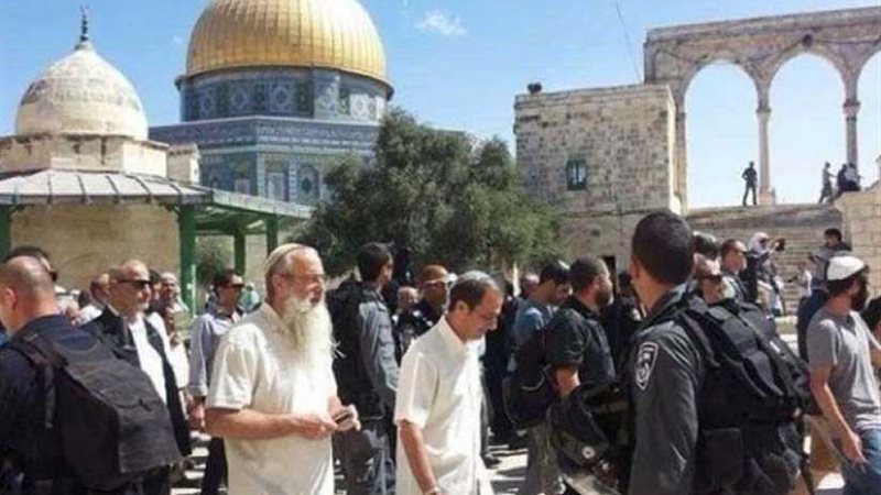 مئات الصهاينة يقتحمون