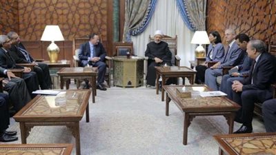 الإمام الأكبر يستقبل سفراء مصر المنقولين للعمل بالخارج