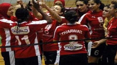 سيدات طائرة الأهلي يفزن على سموحة 3-0 بالدوري