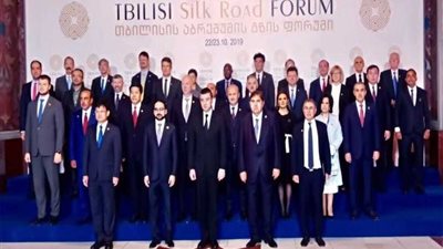 وزيرة الاستثمار والتعاون الدولى تشارك فى افتتاح منتدى طريق الحرير بجورجيا بحضور 38 دولة