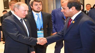 السيسي وبوتين يترأسان غدا اجتماعات المنتدى الاقتصادى الأفريقى الروسى