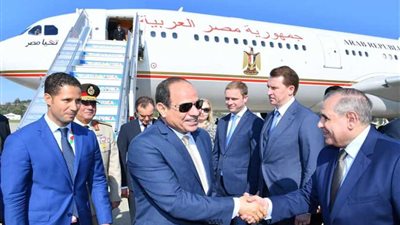 عاجل.. وصول الرئيس السيسي إلى مدينة سوتشي لرئاسة القمة الإفريقية