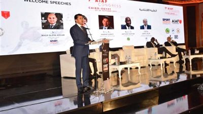 وزير الرياضة يفتتح الكونجرس السابع للاتحاد الدولي لمحامي كرة القدم