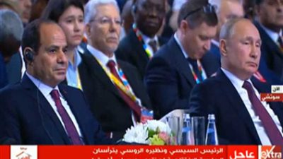 عاجل.. الرئيسان السيسى وبوتين يشاركان في غداء عمل مع رؤساء التكتلات الأفريقية