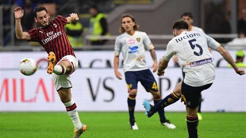 ميلان يتعادل مع ليتشي