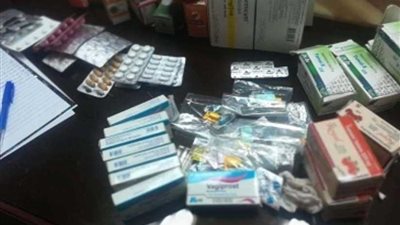 ضبط أدوية محظورة في صيدلية بالقاهرة