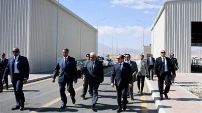 الرئيس السيسي يقوم بجولة تفقدية بشرم الشيخ