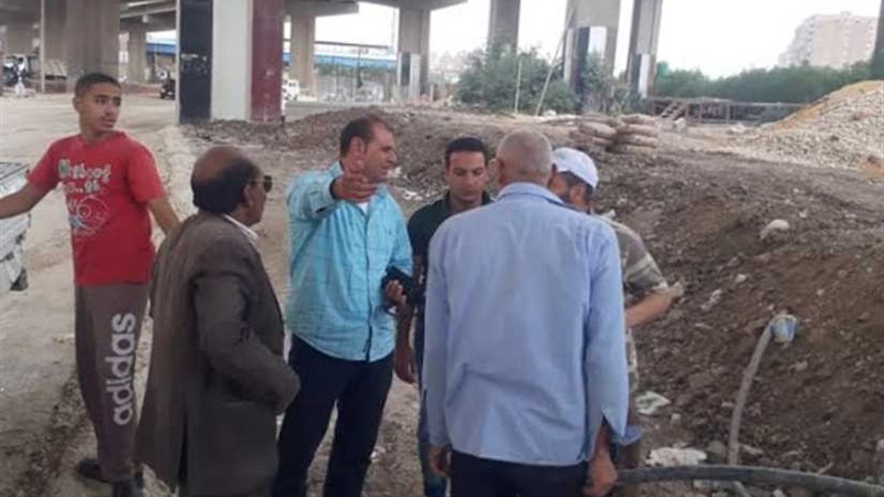 رفع الإشغالات بشارع