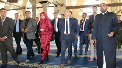 وزير خارجية ألمانيا يزور الجامع الأزهر