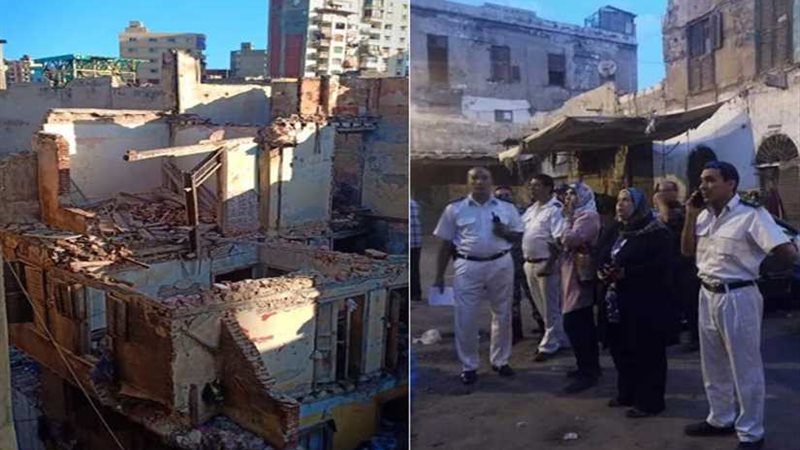 انهيار عقار قديم