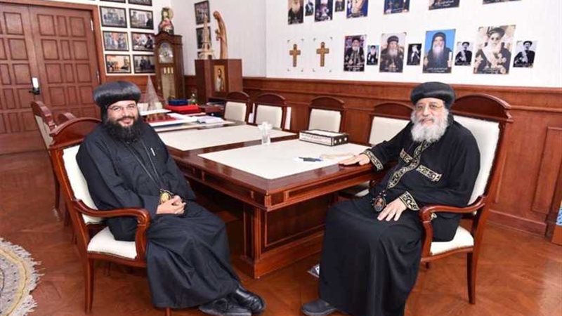 البابا تواضروس يستقبل