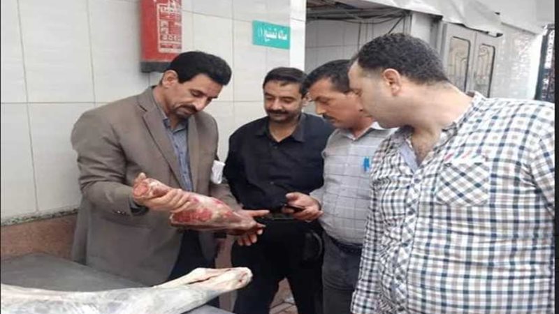 ضبط لحوم تحمل أختامًا