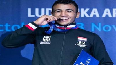 كيشو المصارعة بعد حصوله على ذهبية مونديال المجر: شكرا لكل اللي بيدعمني وأعدكم بالذهبية الأوليمبية في طوكيو