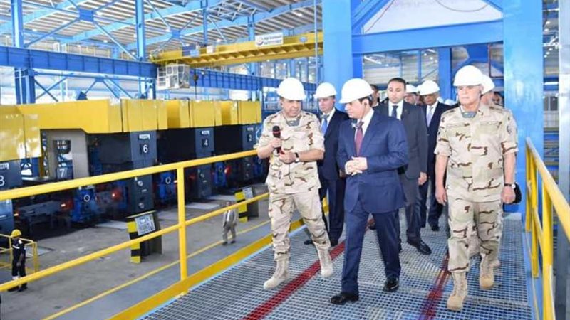 الرئيس السيسي يفتتح