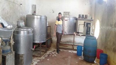 تموين الاسكندرية:ضبط مصنع منتجات ألبان يعمل بدون ترخيص