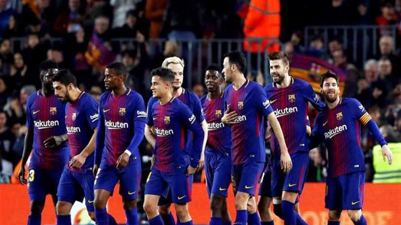 برشلونة بالقوة الضاربة