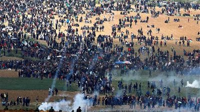 اصابة 10 فلسطينيين برصاص الاحتلال الإسرائيلي على الحدود الشرقية لقطاع غزة