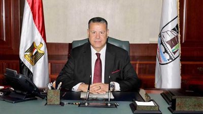 محافظ بني سويف يتابع واقعة انهيار منزل غير مسكون