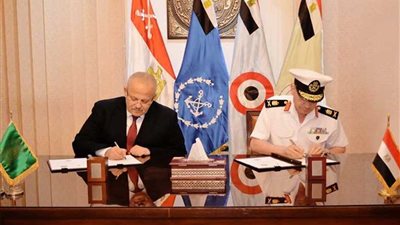 بروتوكول تعاون بين الكلية الفنية العسكرية وجامعة القاهرة