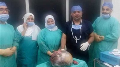 استئصال ورم يزن 6 كيلوجرامات من سيدة بطنطا