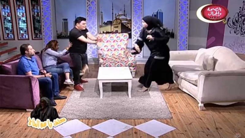 مقطع فيديو يظهر ضرب
