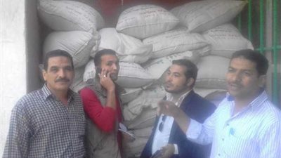 ضبط سيارة ربع نقل محملة بـ40 شكارة ردة مغشوشة بمركز الغنايم