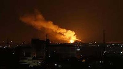 عاجل..غارة صهيونية جديدة شمال قطاع غزة