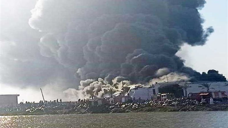 تصاعد الأدخنة من