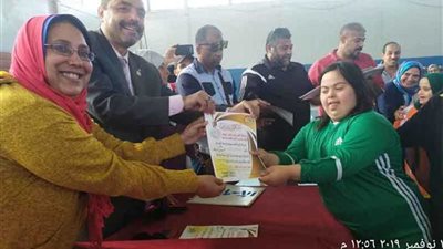 طلاب التربية الخاصة يفوزون بمراكز أولى في بطولة القناة وسيناء.. صور