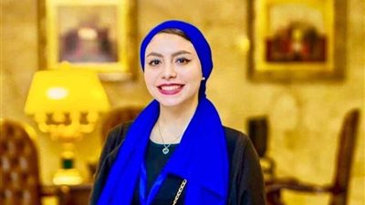 ريهام طارق أول فتاة لرئاسة اتحاد طلاب الآثار في تاريخ الكلية