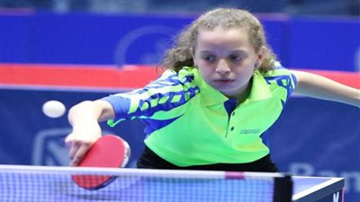 هنا جوده نجمة تنس الطاول تتوج بثلاث ذهبيات بطولة البرتغال الدولية للناشئات