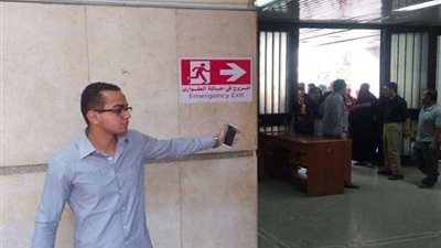 تجربة عملية لإخلاء المستشفى الجامعي ببني سويف