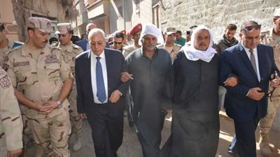 في جنازة مهيبة.. محافظ الدقهلية يشيع جثمان شهيد تمي الأمديد