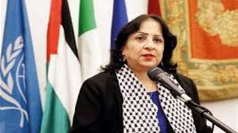 وزيرة الصحة الفلسطينية