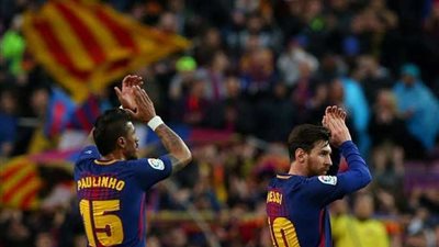 برشلونة يفوز على أتلتيكو مدريد بهدف ميسي الـ600