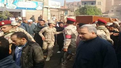 تشييع جنازة مجند الفيوم شهيد عمليات 