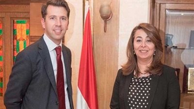 وزيرة التضامن تستقبل رئيس فودافون الجديد​