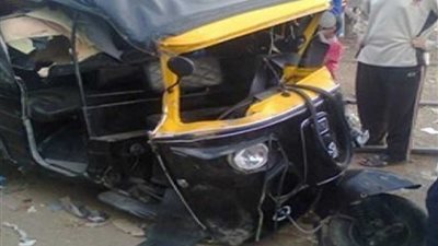 أجرة التوك توك تنهي حياة الراكب