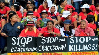 تظاهرات ضد الرئيس الفلبيني دوتيرتي في اليوم العالمي للمرأة