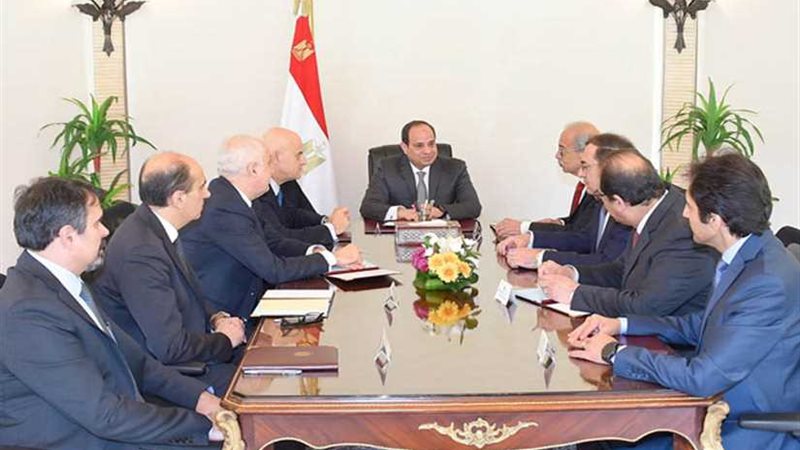 السيسي يستقبل رئيس