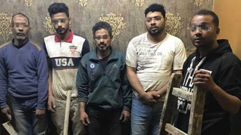 5 عاملين في مهمة