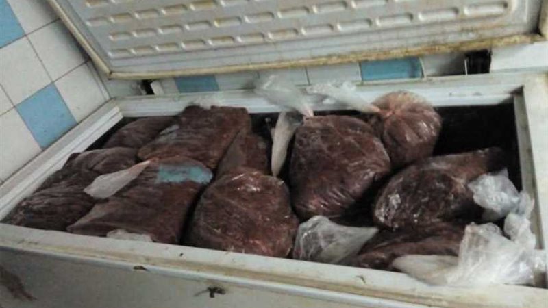 ضبط لحوم فاسدة بالزاوية