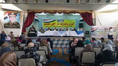 مؤتمر جماهيري لدعم السيسي بمحلة مرحوم