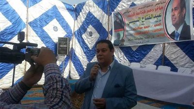 مؤتمر حاشد بملوي لتأييد السيسي