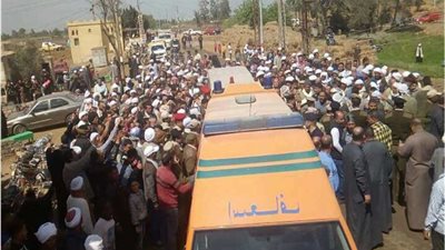 تشييع جثمان شهيد سيناء بـ