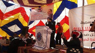 3 مؤتمرات حاشدة بقرى المنيا لتأييد السيسي